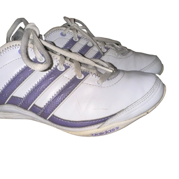 Adidas Women’s White & Purple Fit Foam Sneakers Size 8 - Picture 3 of 10
